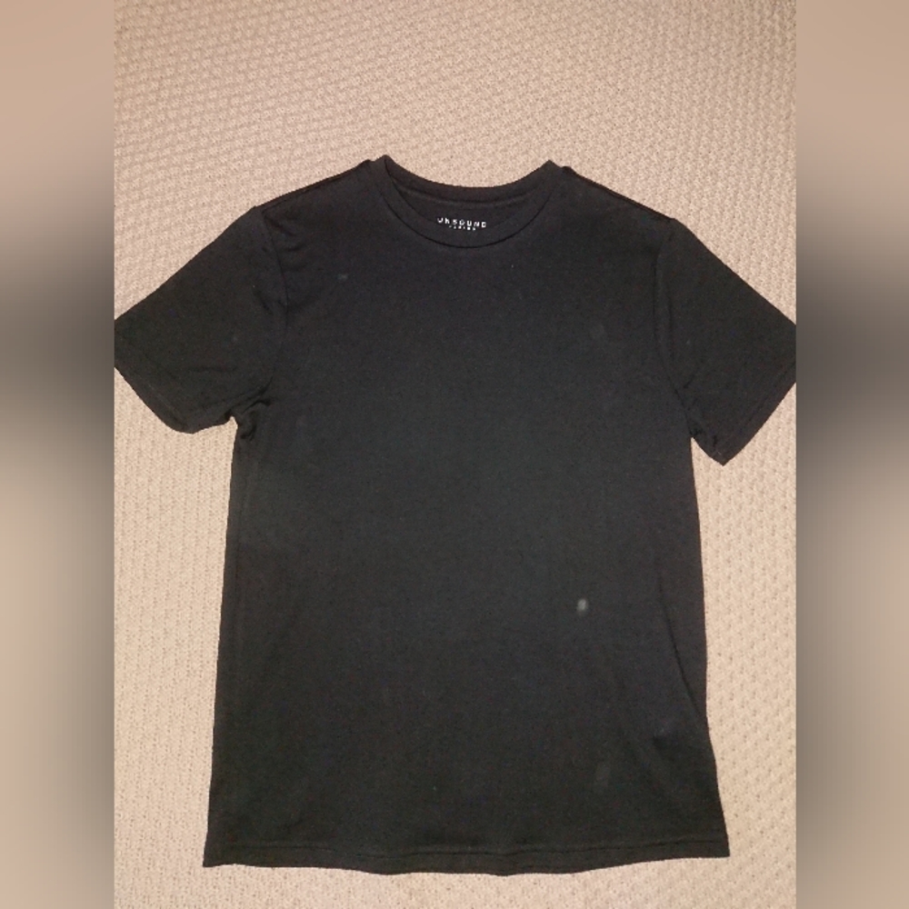 UNBOUND MERINO black t-shirt mens medium